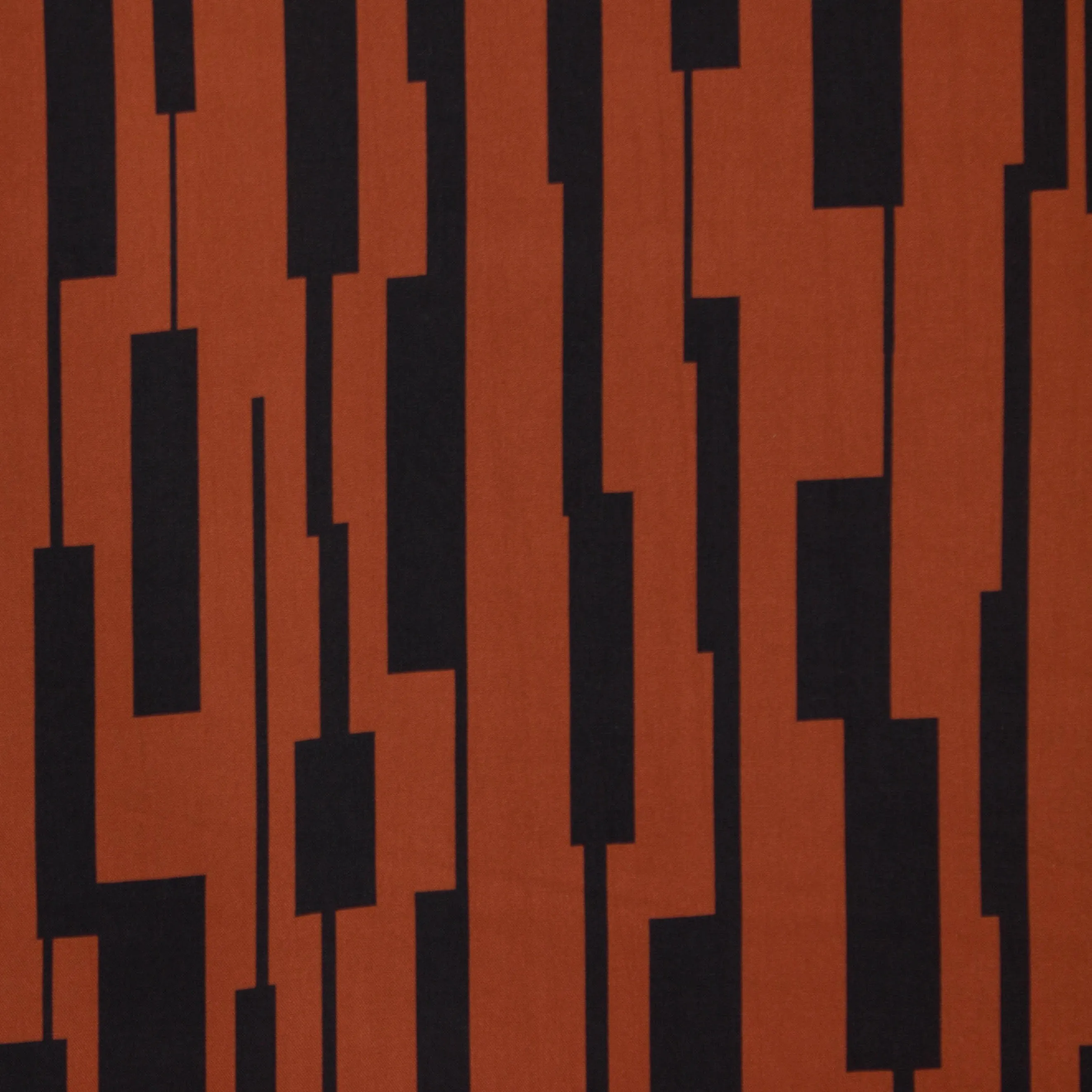 Bruinkleurige ecoviscose met pianostructuur - Mind the maker